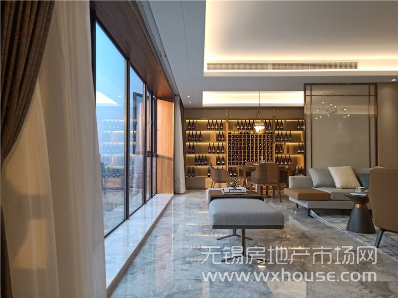 300㎡户型样板间客厅一角