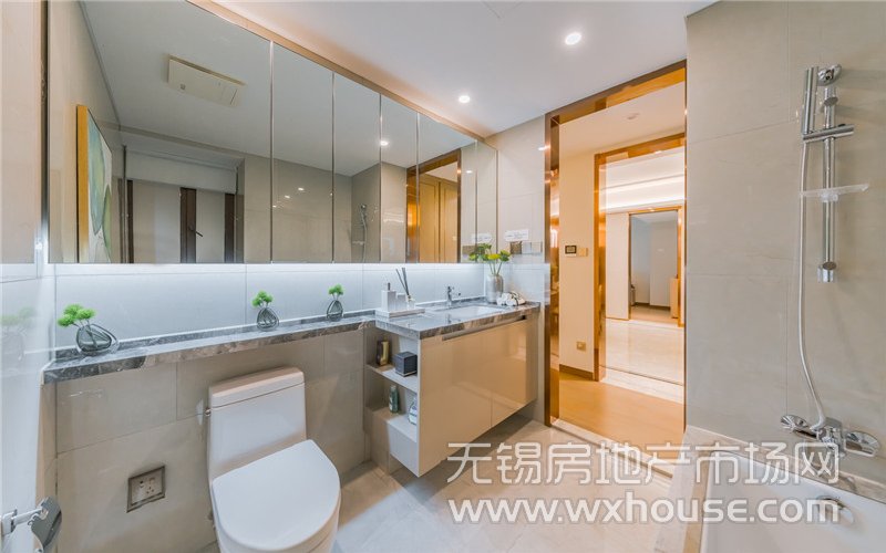 137㎡户型样板间卫生间