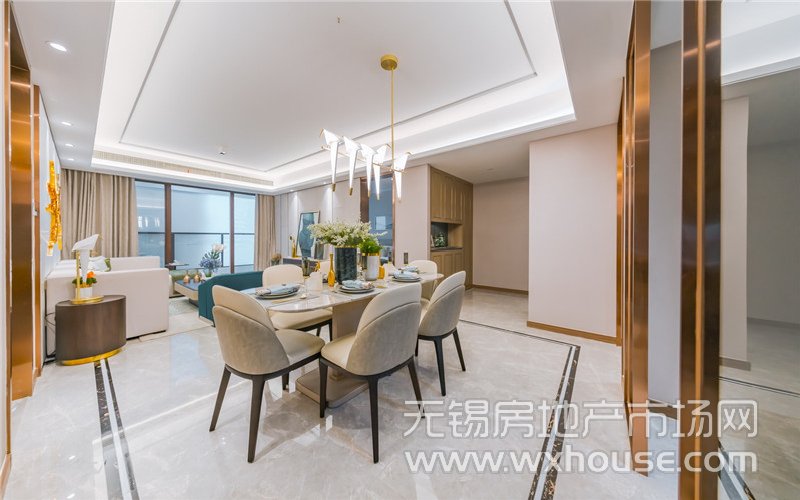 137㎡户型样板间餐厅