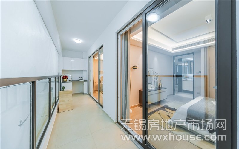 96㎡户型样板间阳台