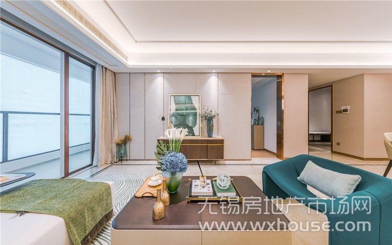 137㎡户型样板间客厅