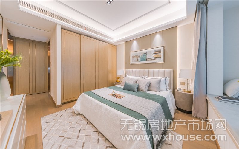 137㎡户型样板间卧室