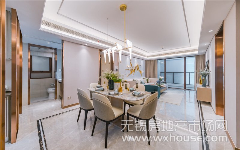 137㎡户型样板间餐厅