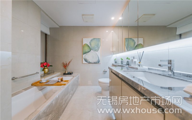 137㎡户型样板间卫生间