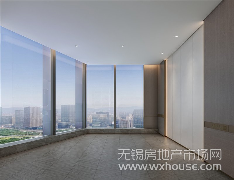 F户型样板间主卧交标效果图