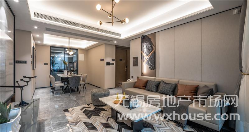 131㎡户型样板间客厅