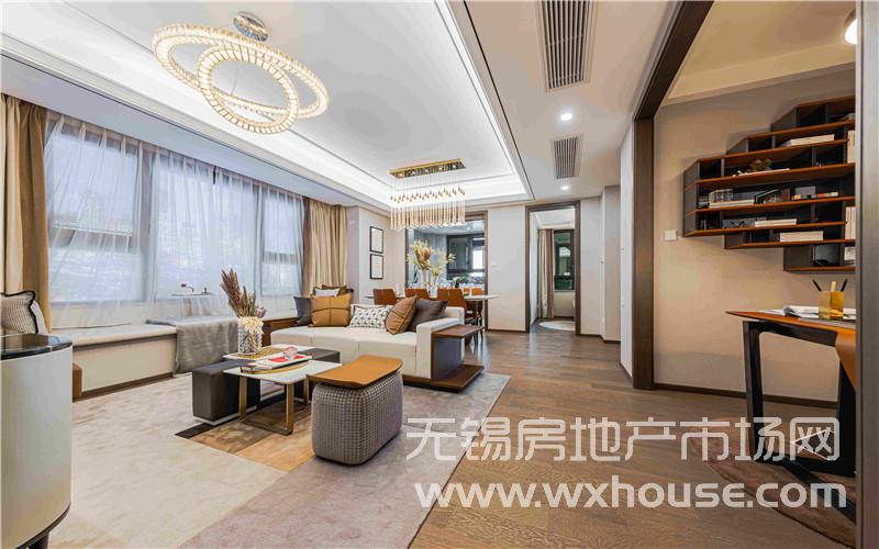 118㎡户型样板间客厅