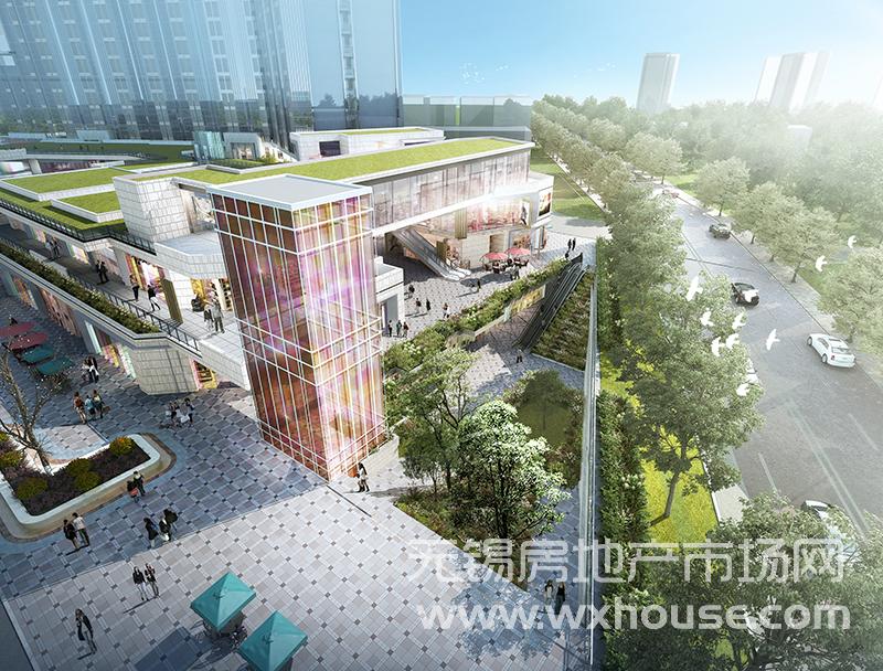 北侧下沉广场鸟瞰