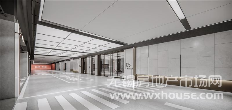 精装地下车库效果图