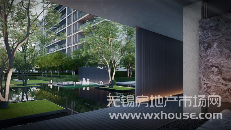 静水庭院景观效果图