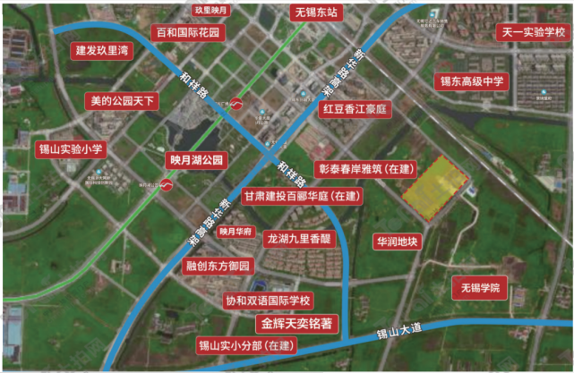 宛山湖新城,锡东新城优质地块同期pk-无锡房地产市场网