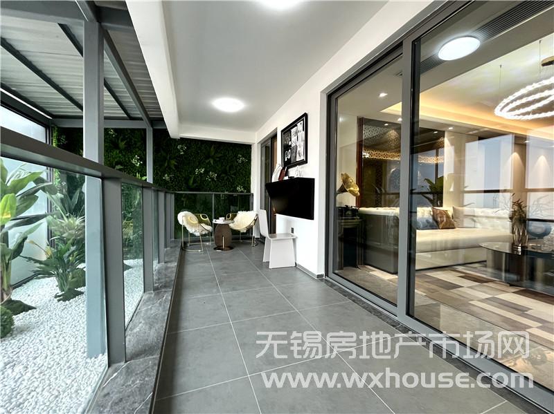 状元府208㎡户型样板间阳台