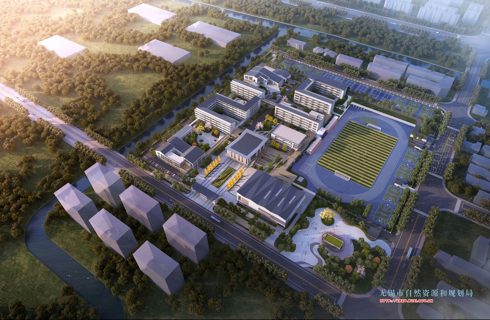 梅里中学二校区新建工程项目规划设计方案批前公示
