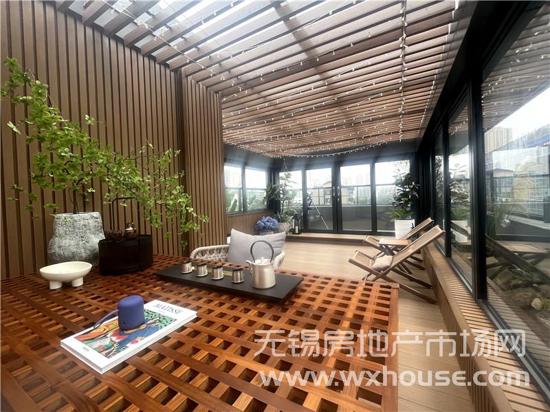 180㎡上叠户型样板间露台