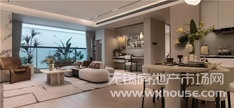89㎡户型样板间餐客厅