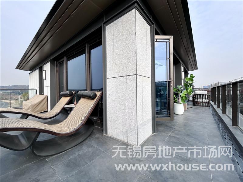 合院样板间三楼转角露台