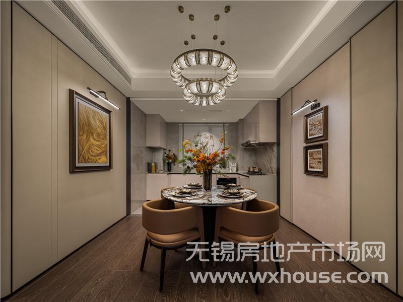 128㎡户型样板间餐厅