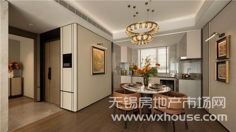 128㎡户型样板间餐厅