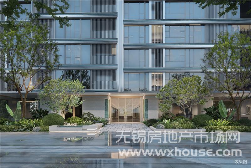 小高层入户空间效果图