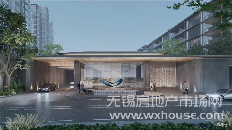 社区大门效果图