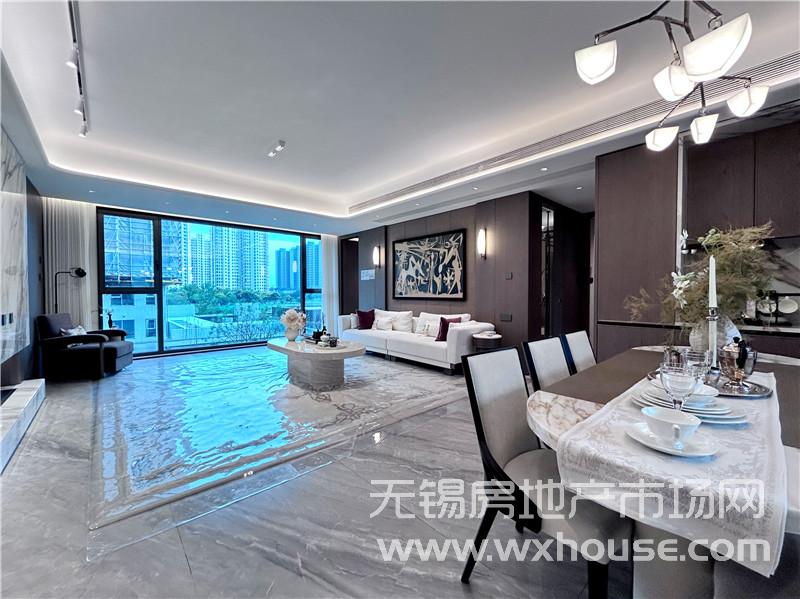 147㎡户型样板间餐客厅