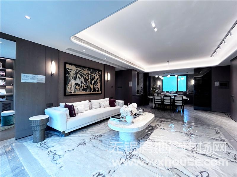 147㎡户型样板间客厅