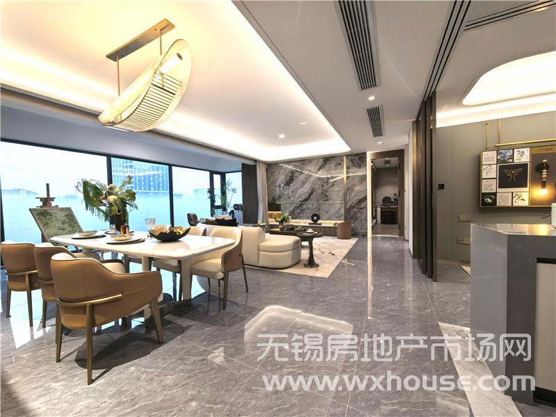 145㎡户型样板间餐客厅