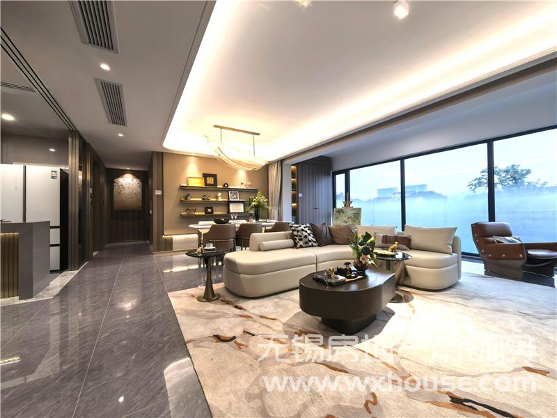 145㎡户型样板间客厅