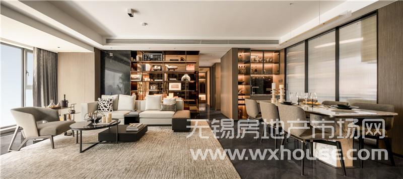 128㎡户型样板间餐客厅